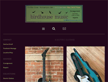 Tablet Screenshot of birdhousemusic.com